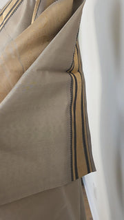Champagne Pure Handloom Silk Cotton