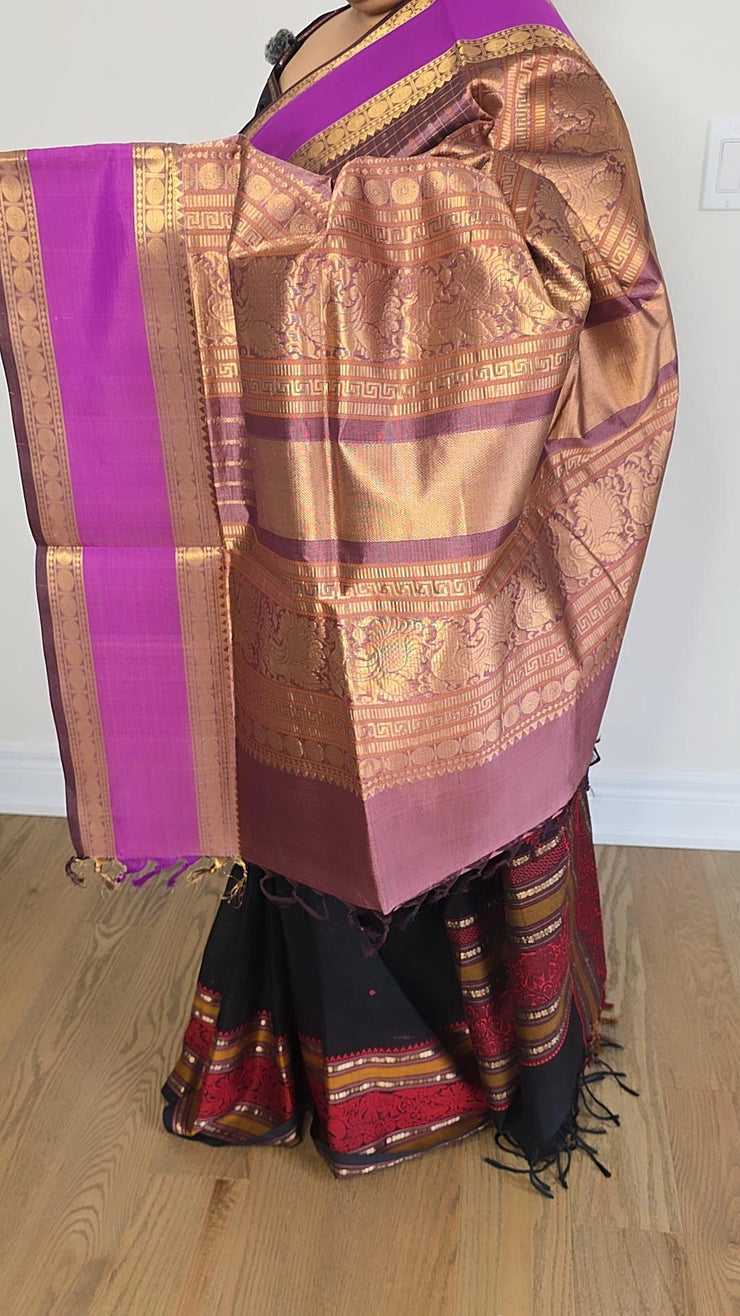 Pink latchadeepam silk cotton