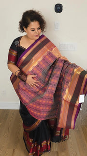 Aayiram dual pink silk cotton