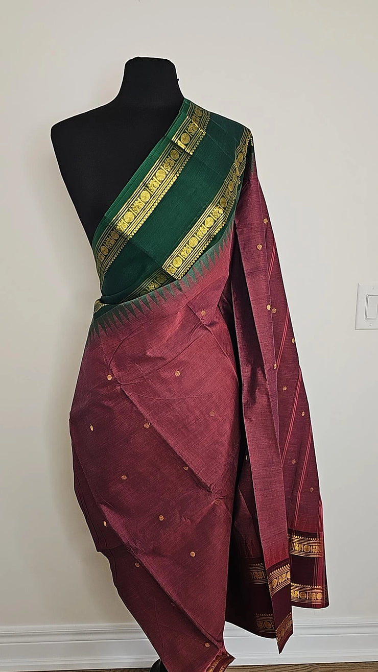 Berry handloom cotton