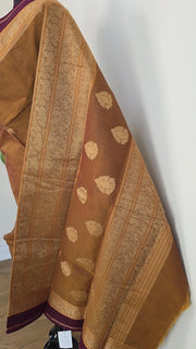 Burnt Mustard Gold Premium Cotton