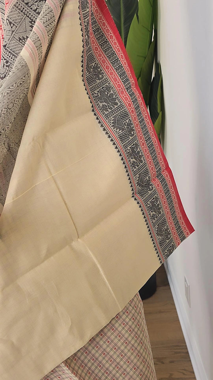 Off-white Premium Cotton Latchadeepam