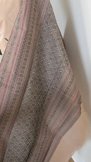 Off-white Check Premium Cotton