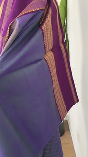 Lavender Pure Handloom Silk Cotton