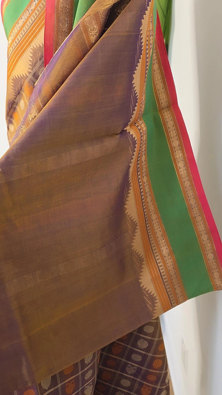 Aayiram butta silk cotton