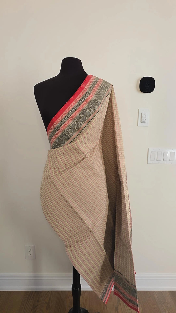 Off-white Premium Cotton Latchadeepam