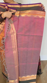 Aayiram dual pink silk cotton