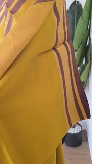 Turmeric Yellow Pure Handloom Silk Cotton