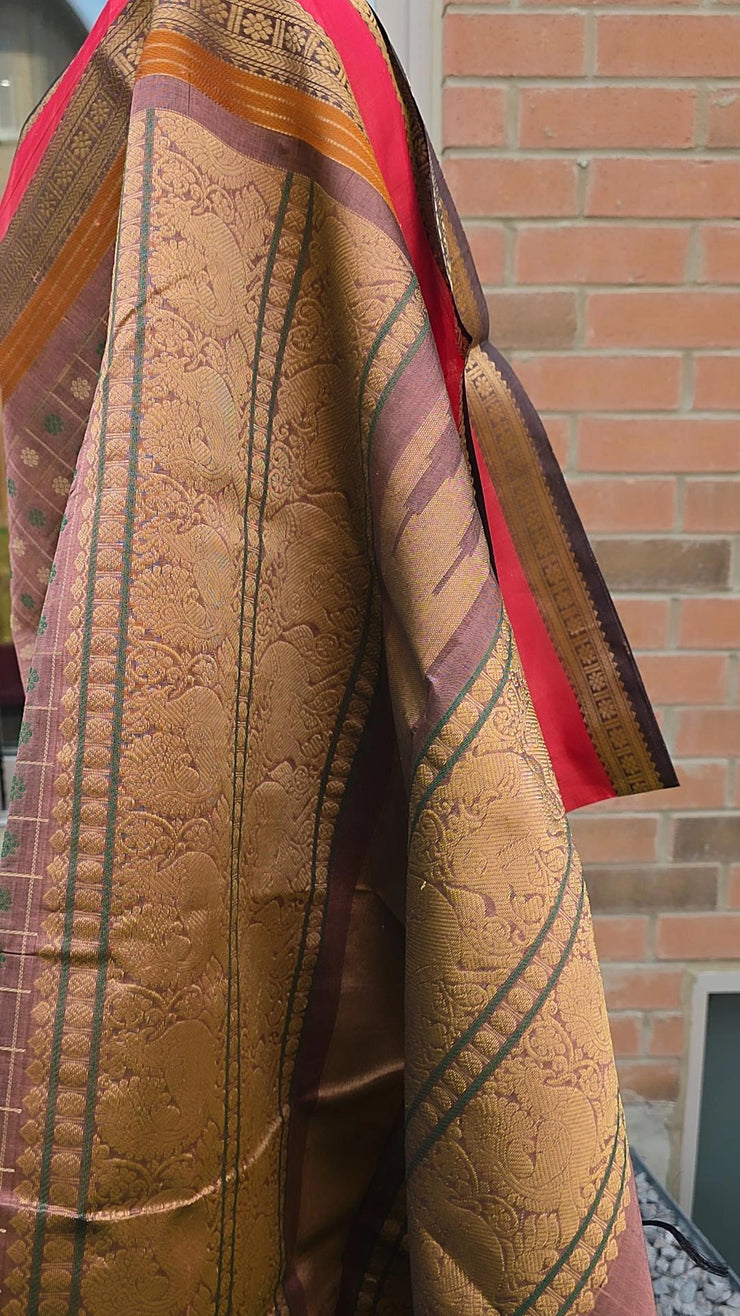 Dusty Pink Silk Cotton