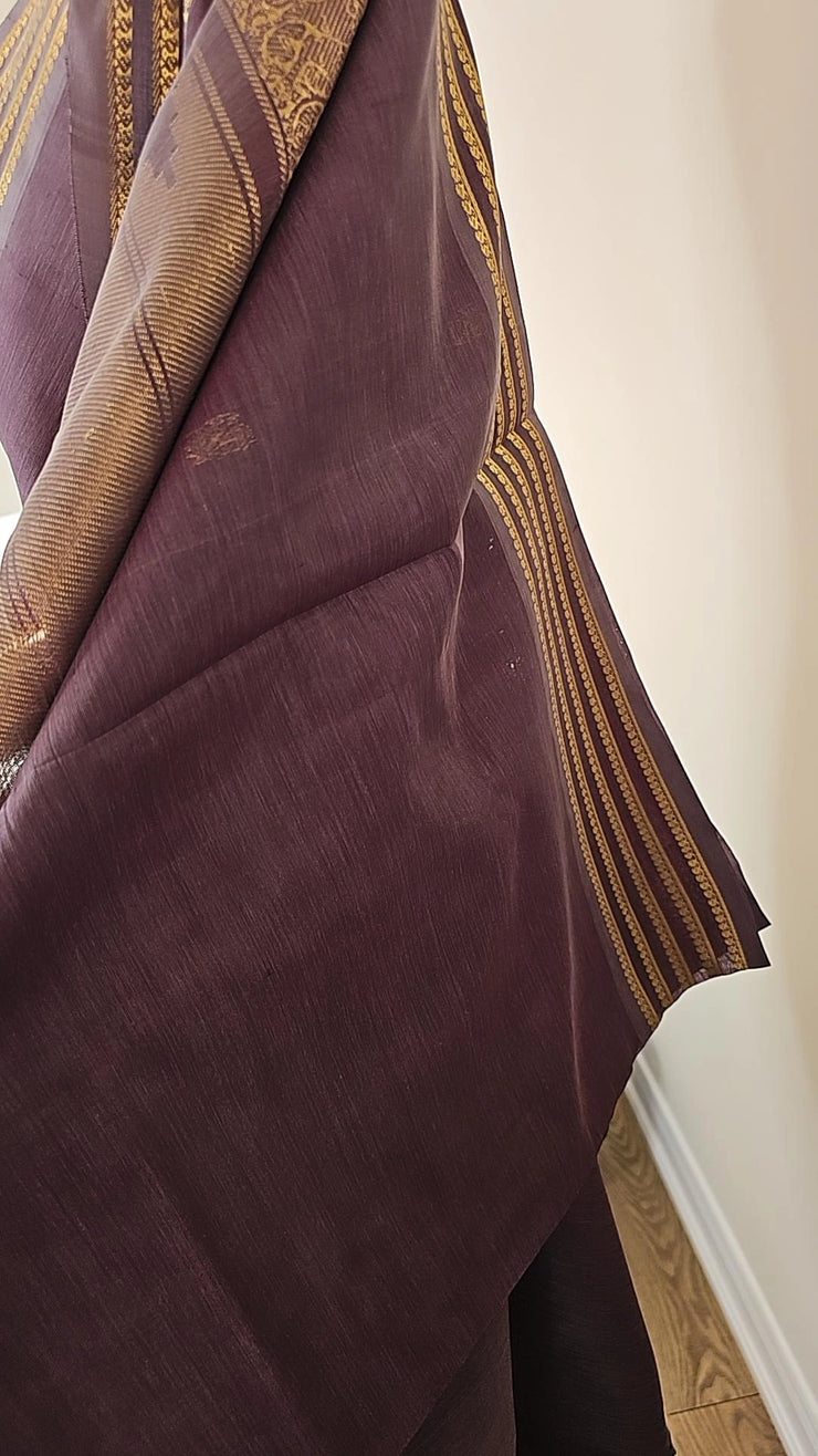 Lavender silk cotton