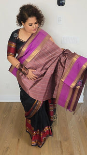 Pink latchadeepam silk cotton