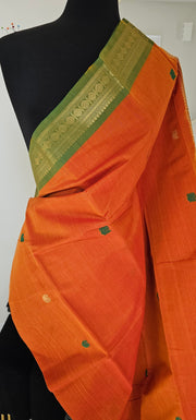 Orange Premium Handloom Cotton