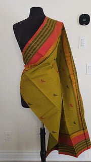 Army Green Premium Handloom Cotton