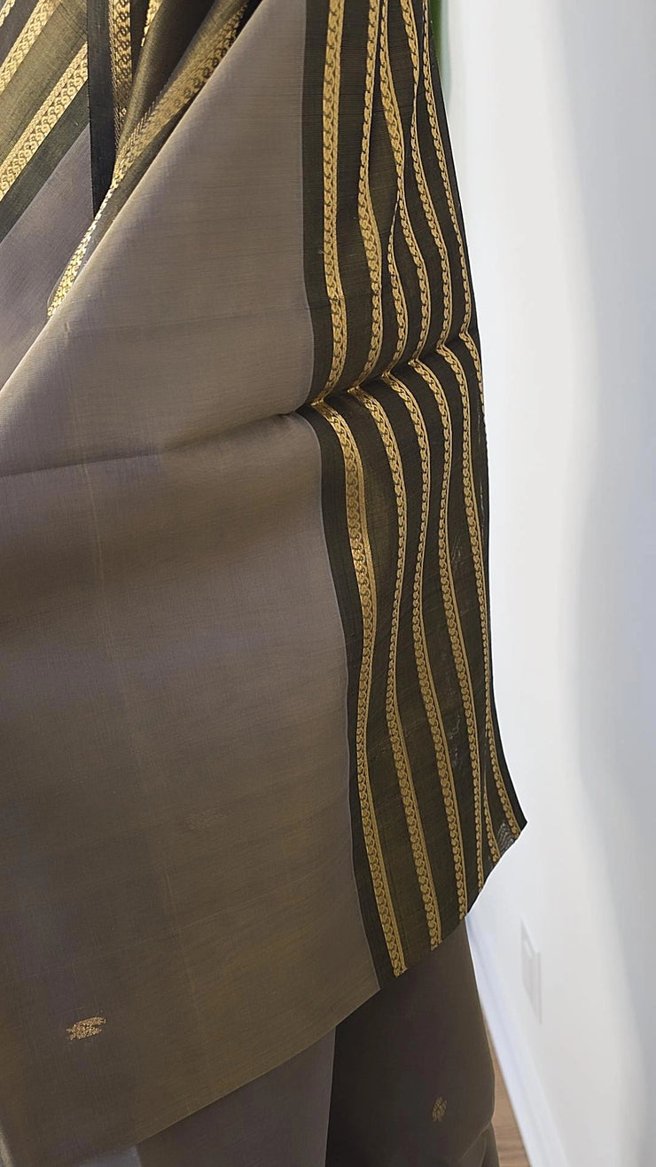 Salangai border silk cotton