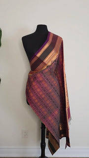 Aayiram dual pink silk cotton