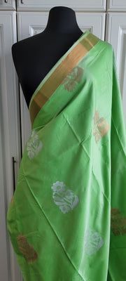 Lime Green Soft Silk