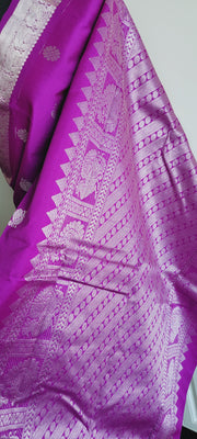 Purple Kanchipuram Saree